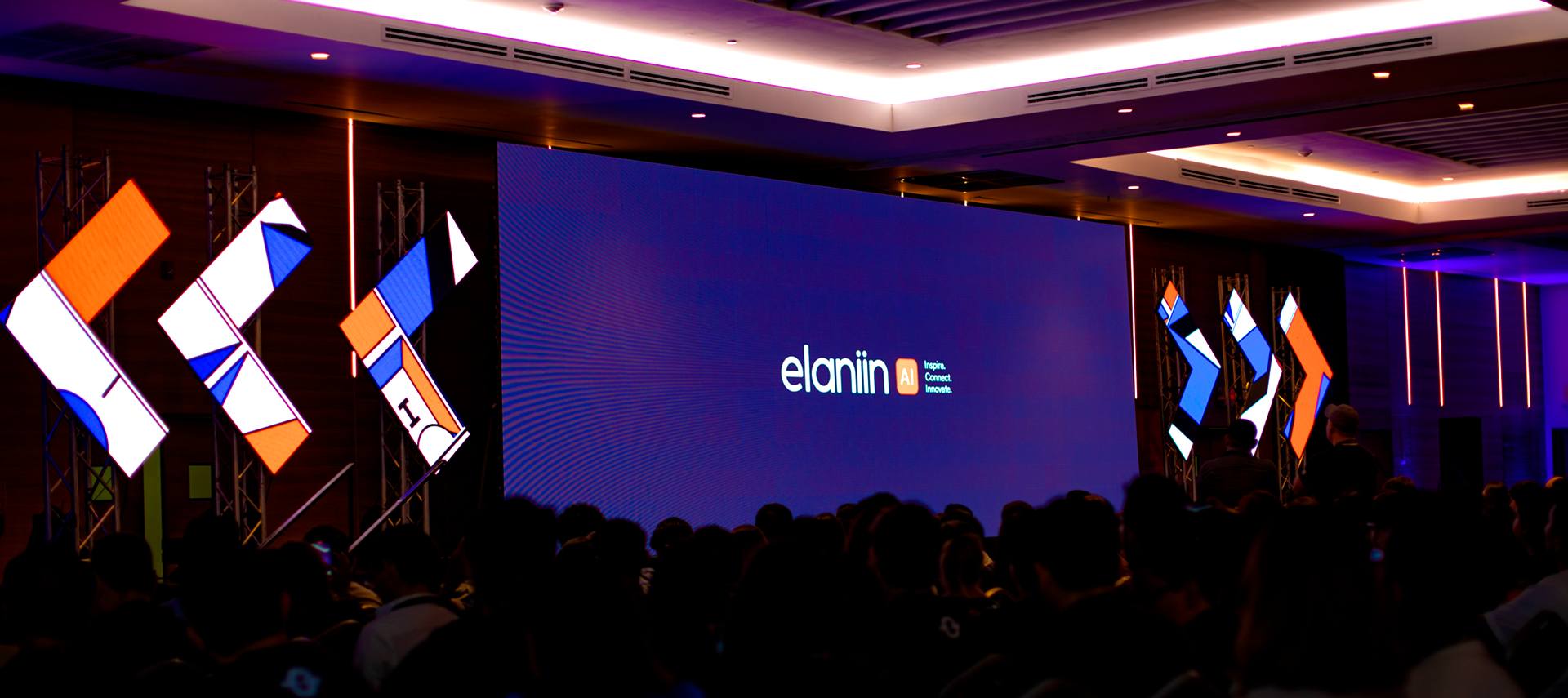 Elaniin AI department announcement at the Elaniin AI ‘24 event